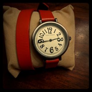 NEW Sundance TOKYObay Watch burnt orange wrap band